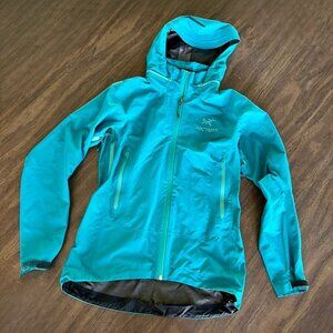 Arcteryx Goretex Paclite Shell Jacket Women XS Waterproof Outdoor Hiking Shell